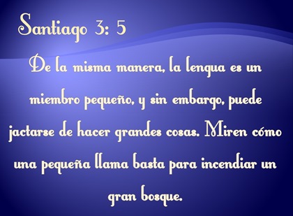 SANTIAGO 3:5